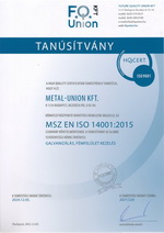 MSZ EN ISO 14001:2015
